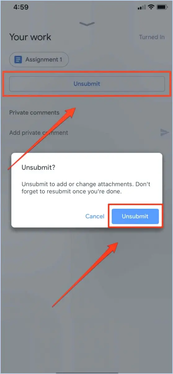 Comment supprimer les commentaires privés sur google classroom?