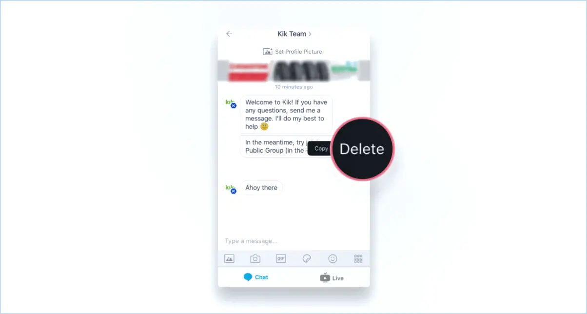 Comment supprimer votre compte kik en quelques étapes simples?