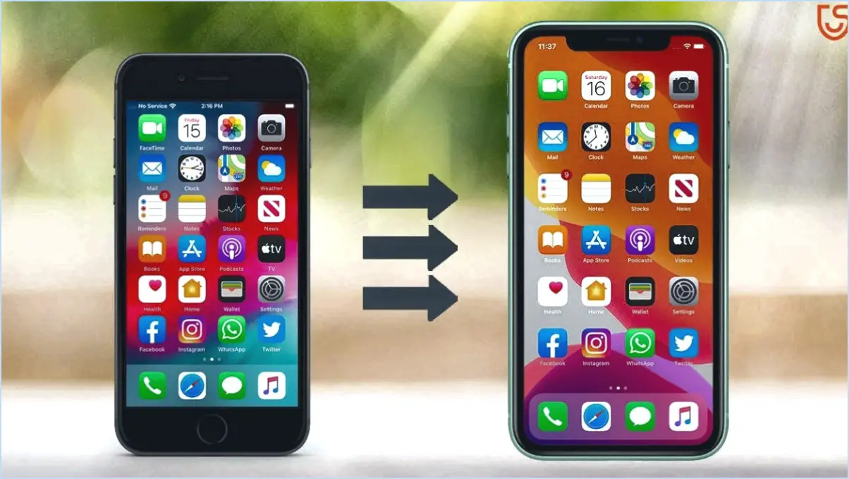 Comment transférer des données de l'iphone 6 à l'iphone 8?