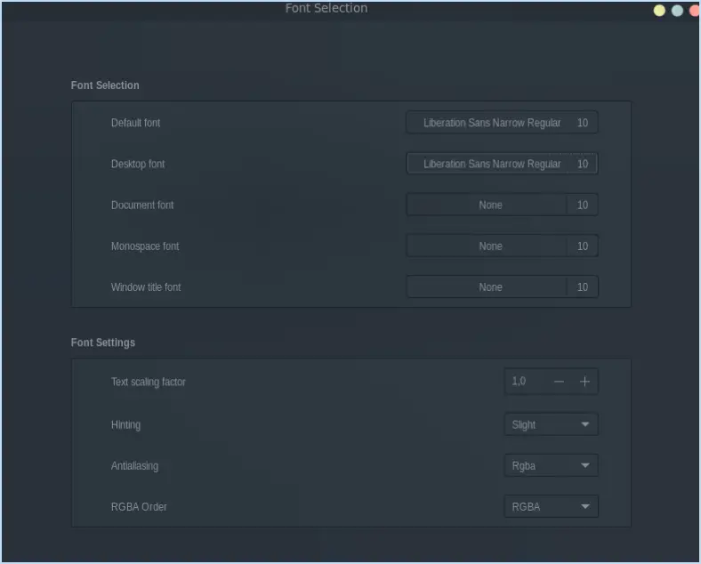 Linux Mint : Comment modifier les polices et la taille des polices par défaut?
