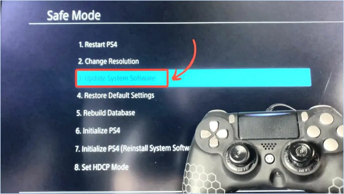 Que signifie copier l'application sur la ps4?