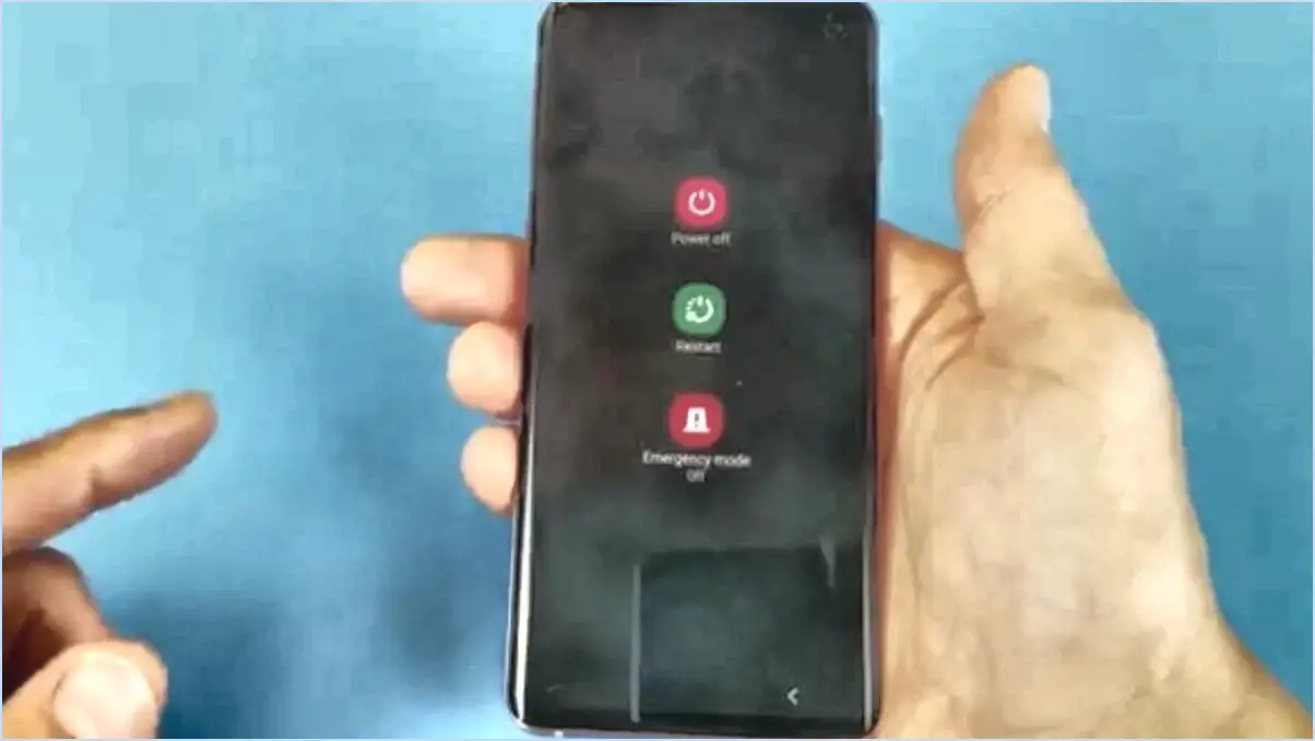 Samsung Galaxy S10 : comment désactiver les données mobiles?