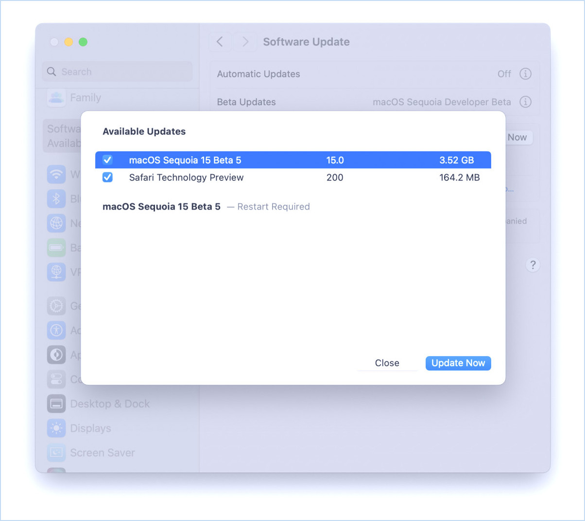 MacOS Sequoia Beta 5 Download