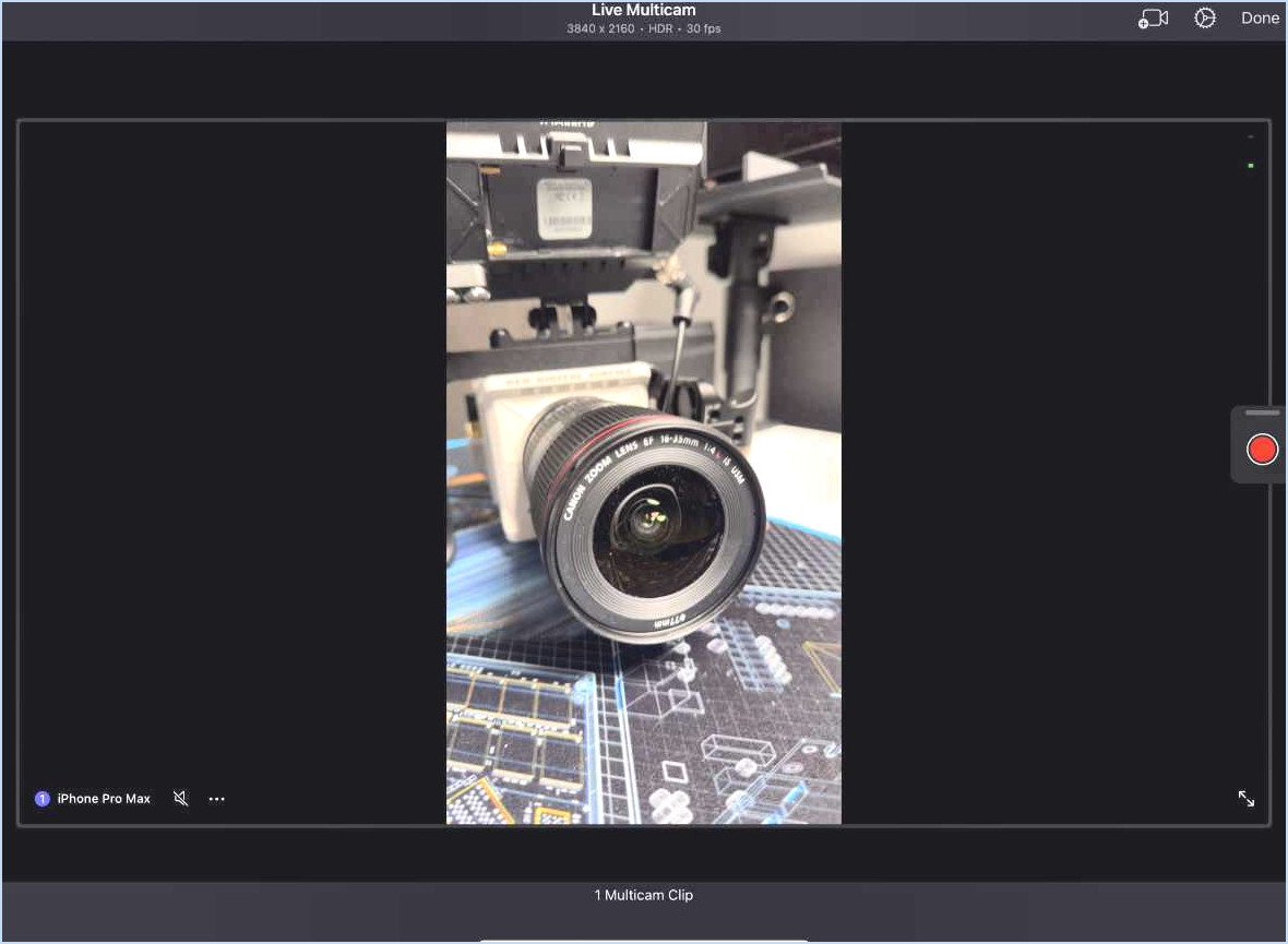 Final Cut Pro iPad live multicam