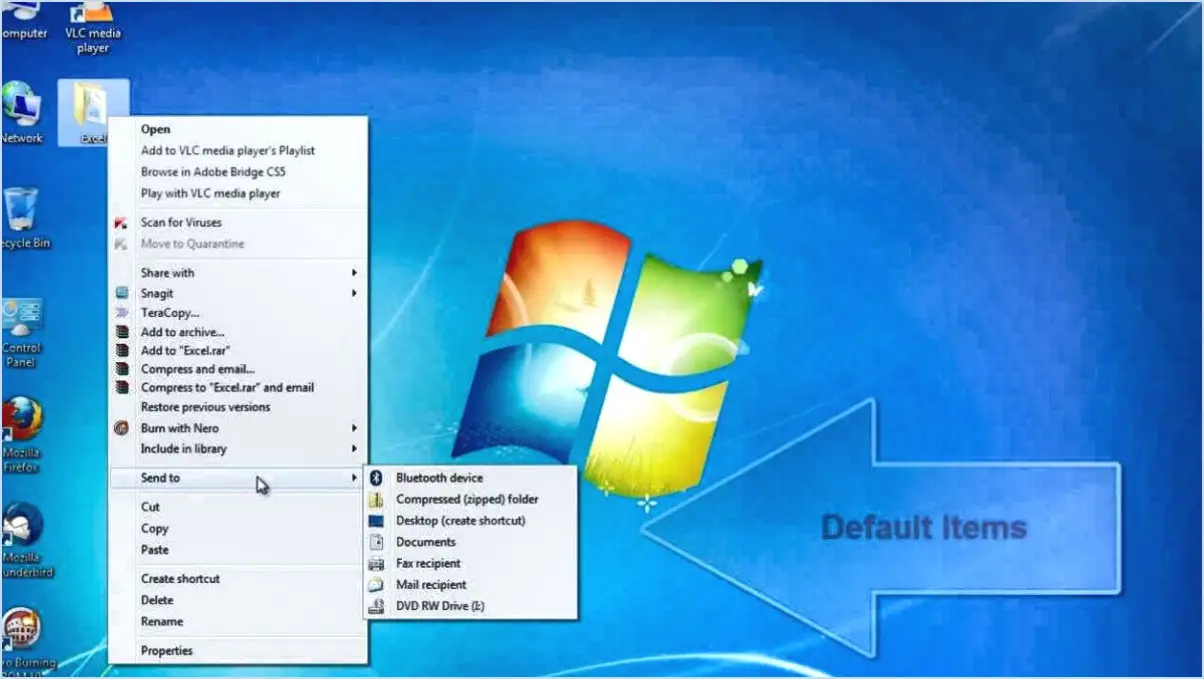 Comment configurer le courrier électronique sous windows 7?