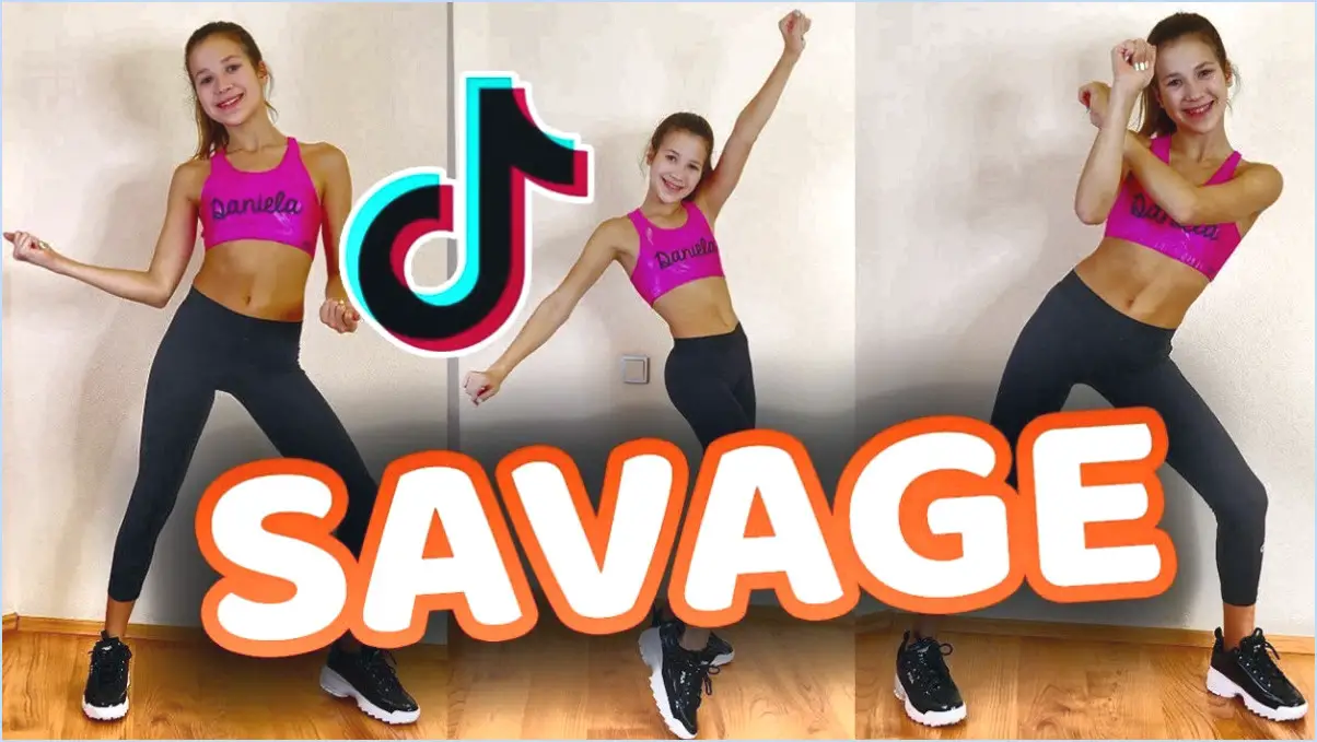 Comment danser sur savage sur tiktok?