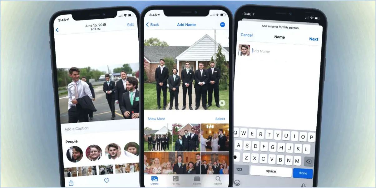 Comment étiqueter les photos sur l'iphone?