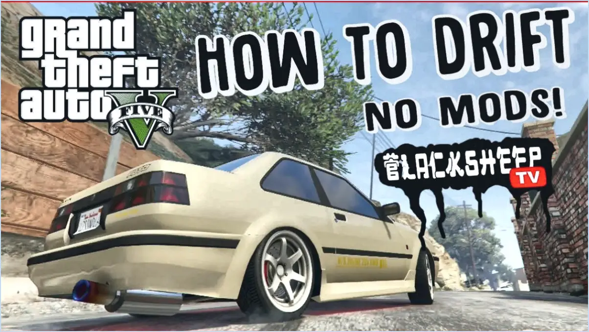 Comment faire un drift sur gta 5 xbox one?