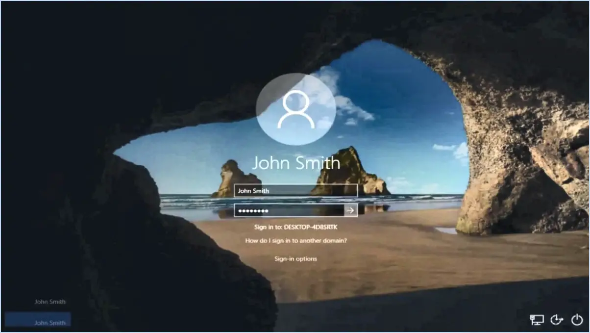 Comment sauter l'écran de verrouillage et de connexion dans windows 10?
