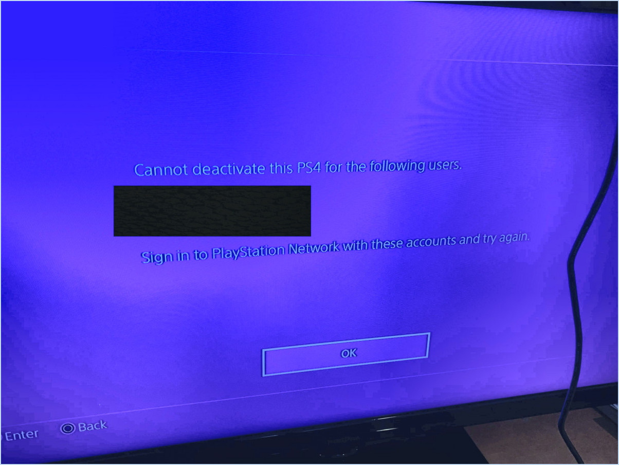 Est-ce que l'initialisation de la ps4 supprime le compte PSN?