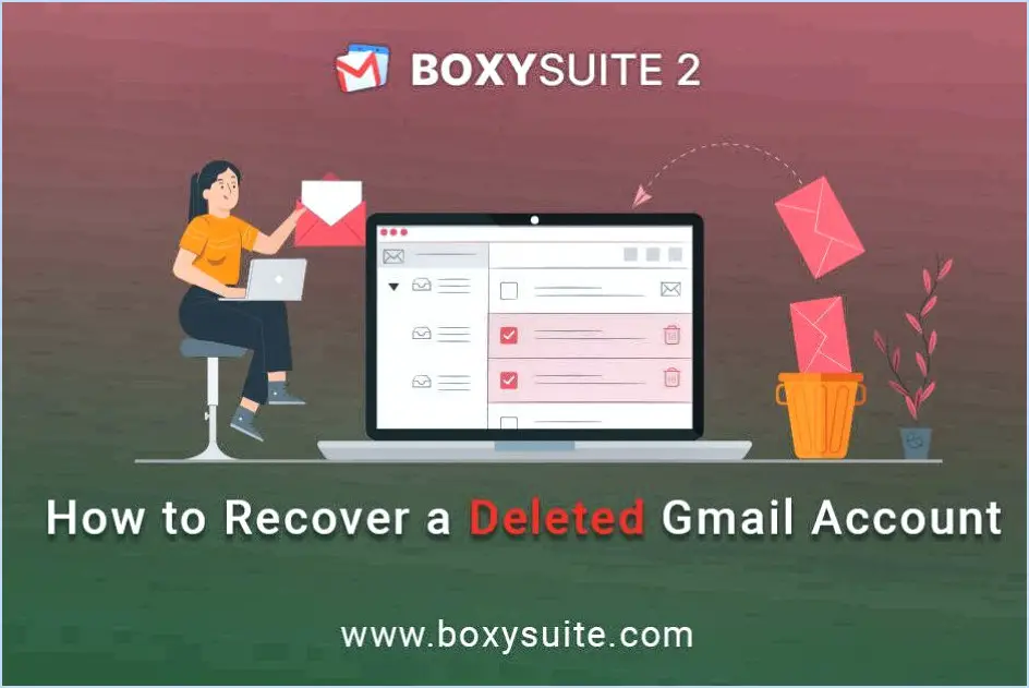 Puis-je rouvrir un compte Gmail fermé?