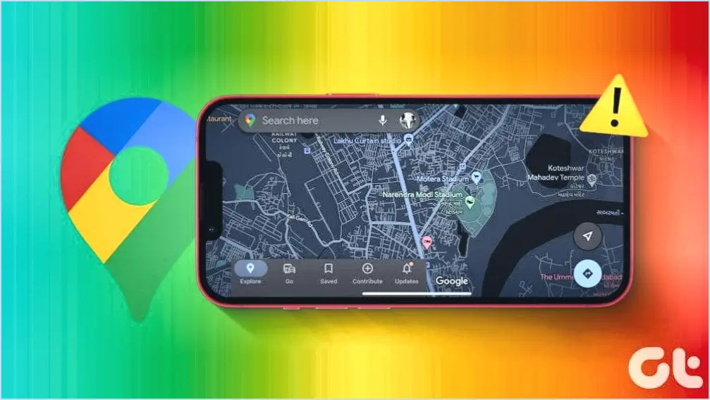 Réparer Google Maps qui ne tourne pas automatiquement?