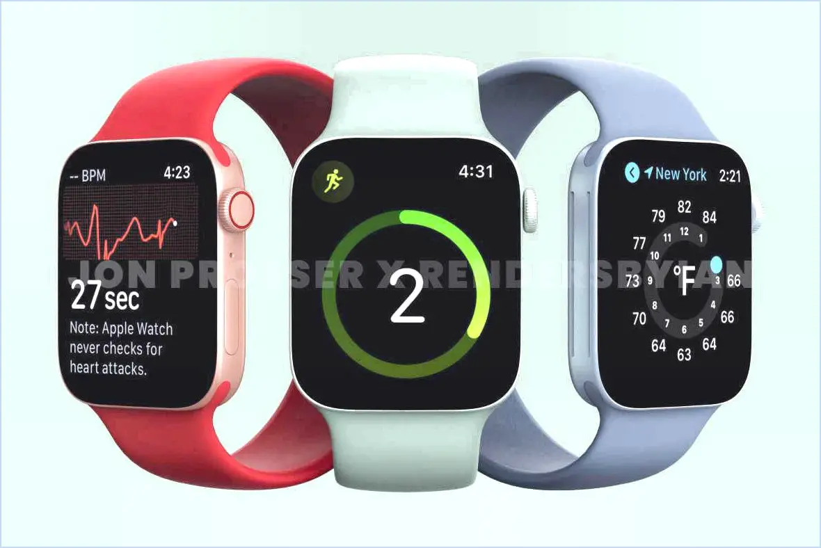 Apple Watch Series 7 Rumour de refonte avec des bords plats et de nouvelles couleurs