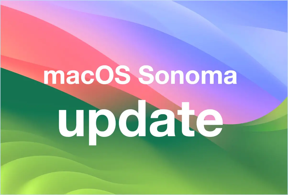 MacOS Sonoma 14.7 et MacOS Ventura 13.7 Mise à jour