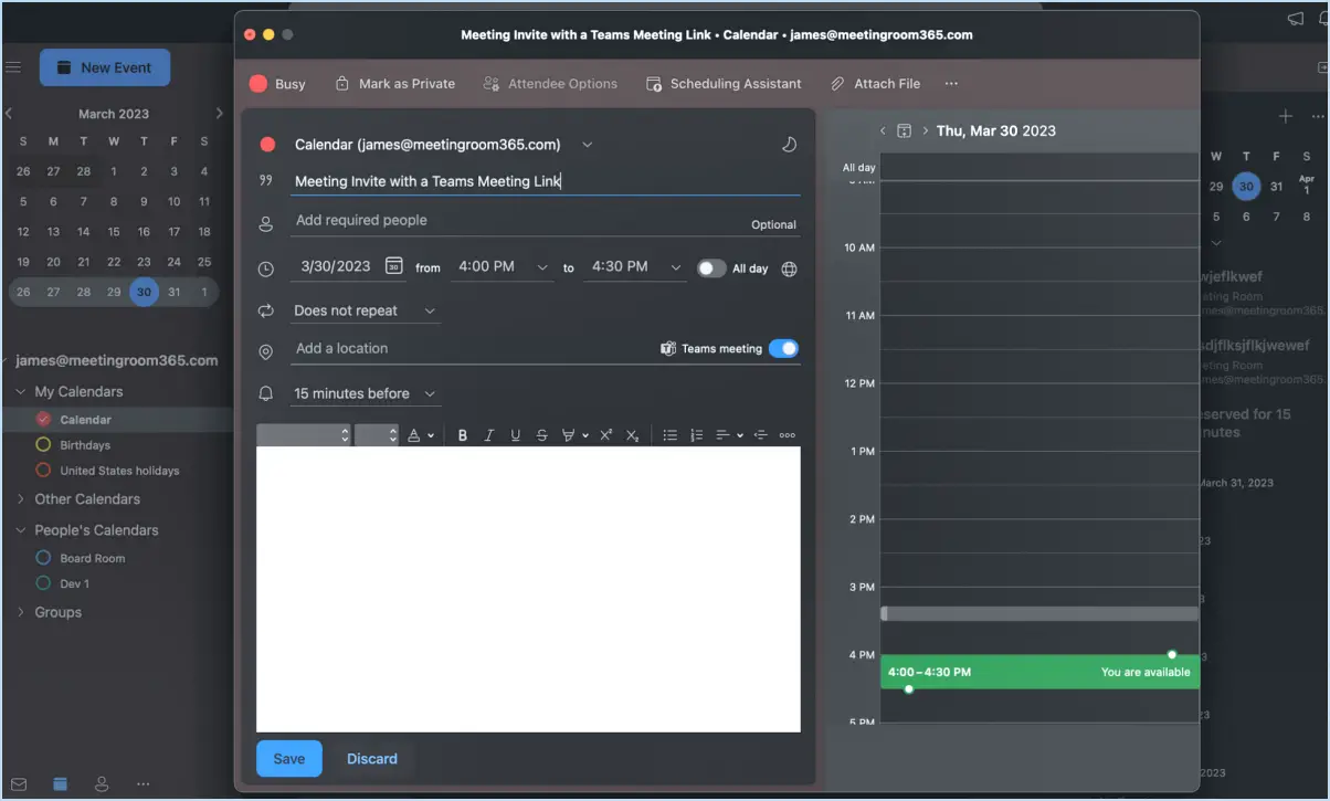 Comment convertir les réunions Outlook en réunions Teams?
