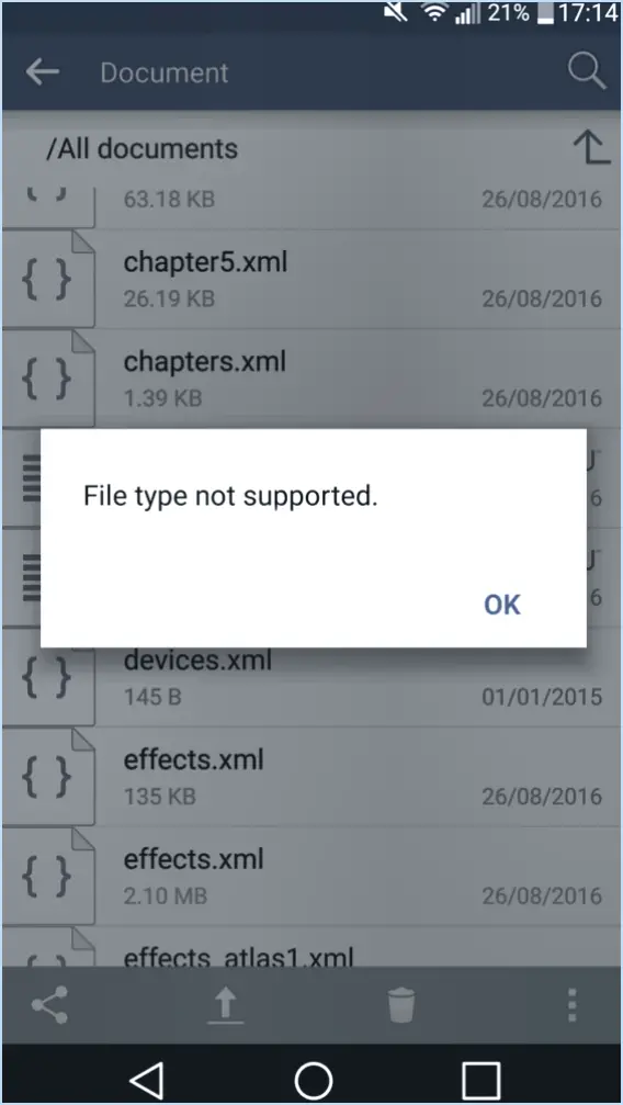 Comment corriger un format de fichier non supporté par whatsapp?