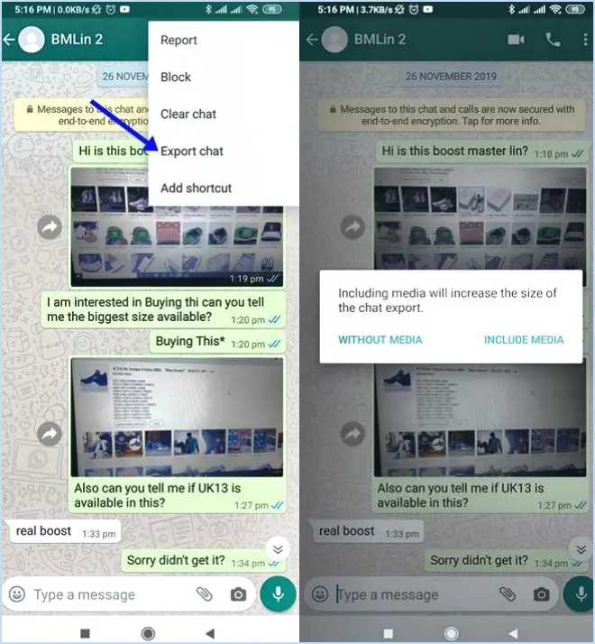 Comment faire un pdf des photos dans whatsapp?