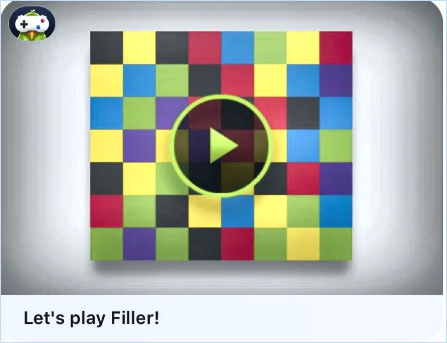 Comment jouer au filler sur imessage?