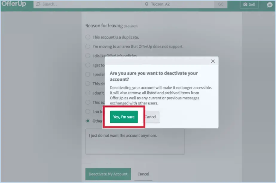 Comment puis-je annuler mon abonnement à OfferUp?