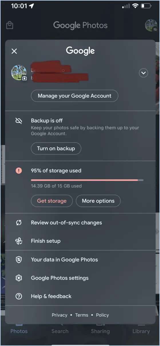 Comment synchroniser les photos de l'iphone avec google photos?