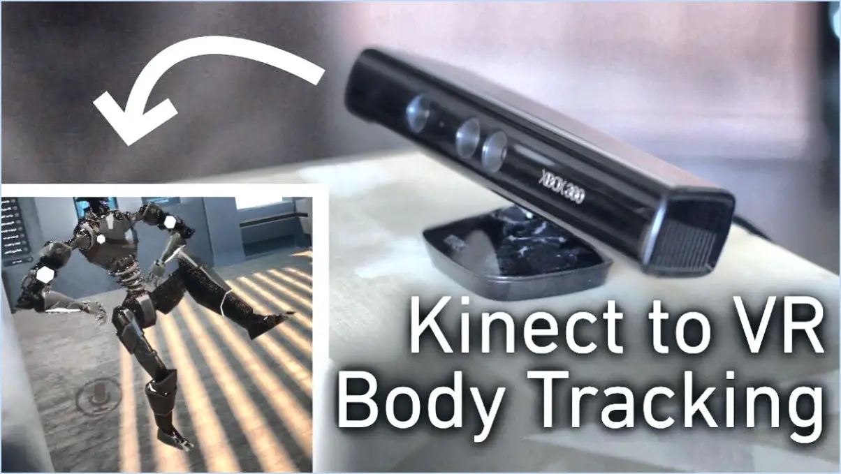 Comment utiliser la kinect de la xbox 360 pour le suivi du corps entier?