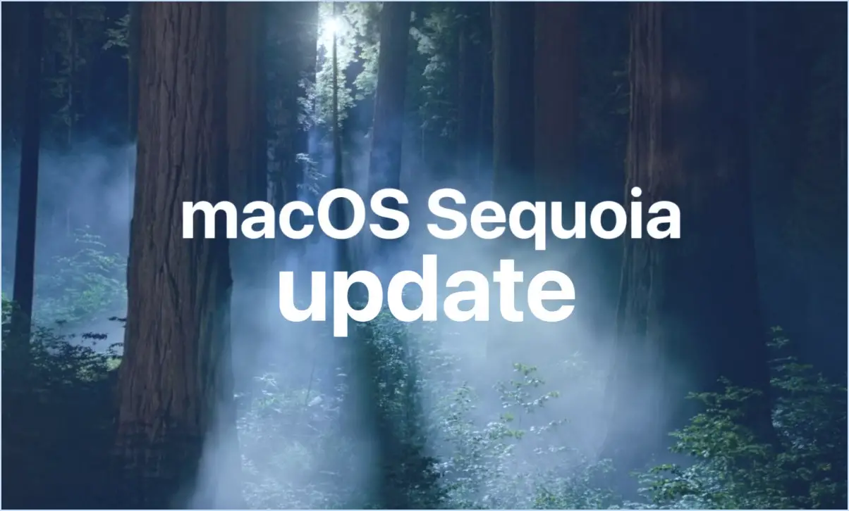 MacOS Sequoia 15.1 update