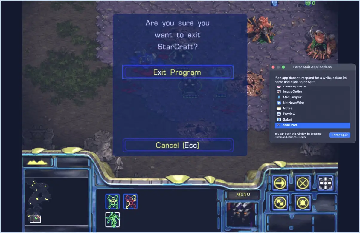 Force quitte à quitter Starcraft