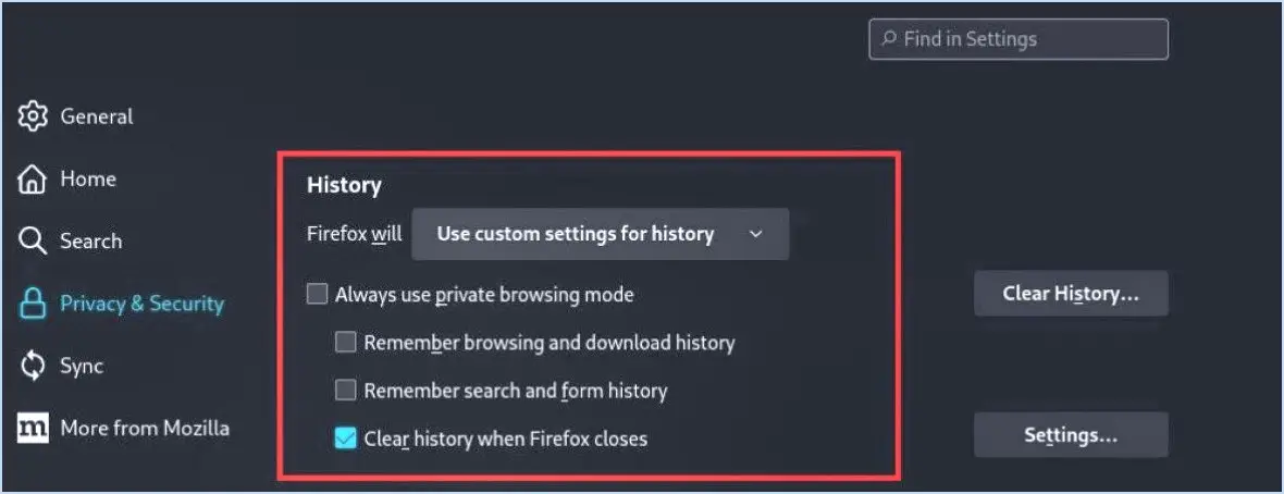 Comment augmenter la confidentialité et la sécurité sur Firefox?