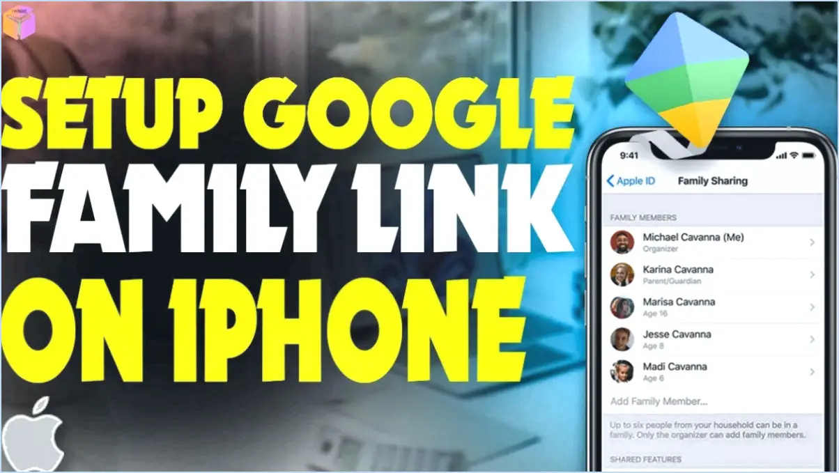 Comment configurer google family link sur android?