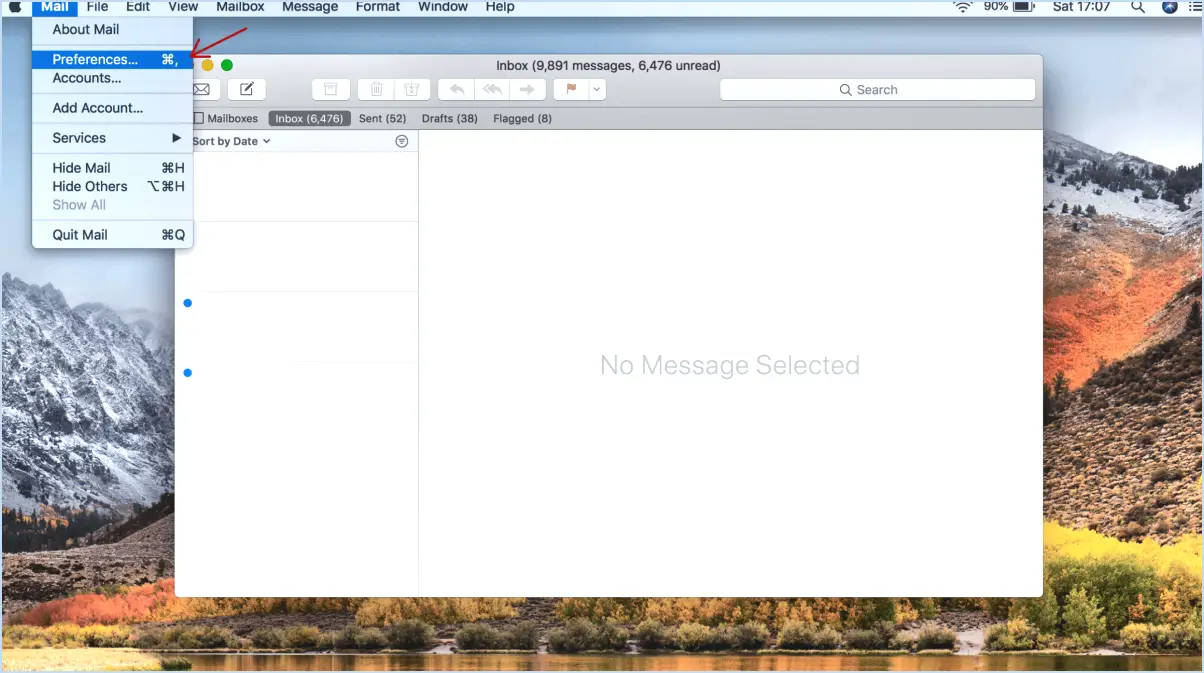 Comment définir le client de messagerie par défaut dans macOS?