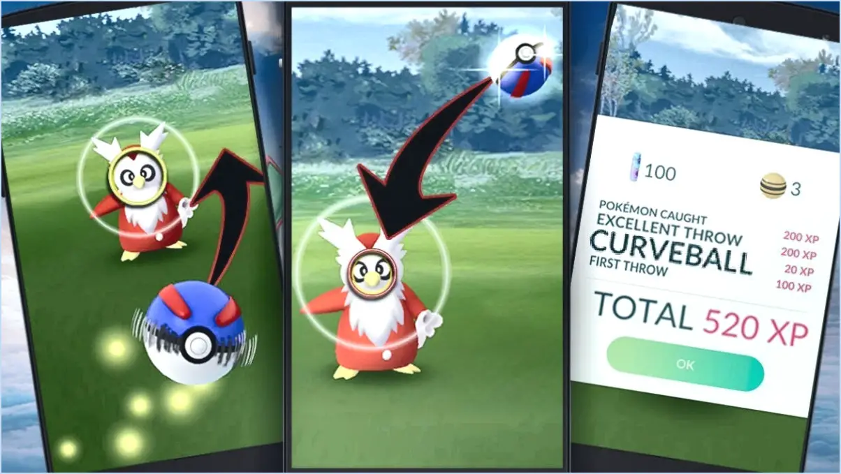 Comment lancer une balle courbe dans pokemon go?