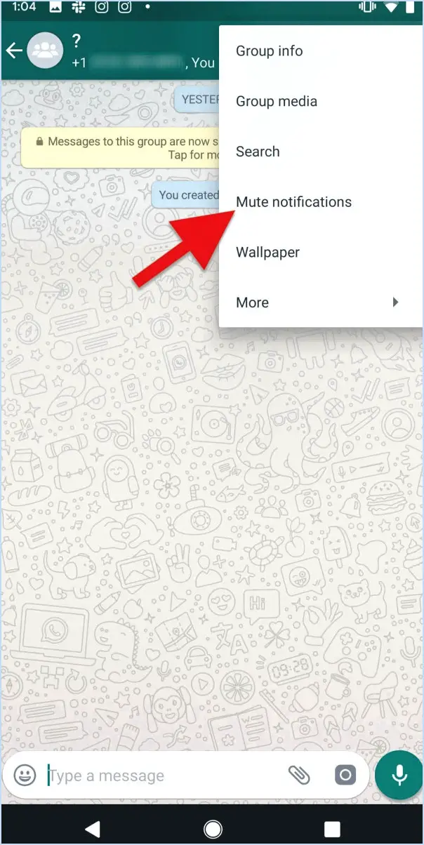 Comment ne pas recevoir de messages sur whatsapp?