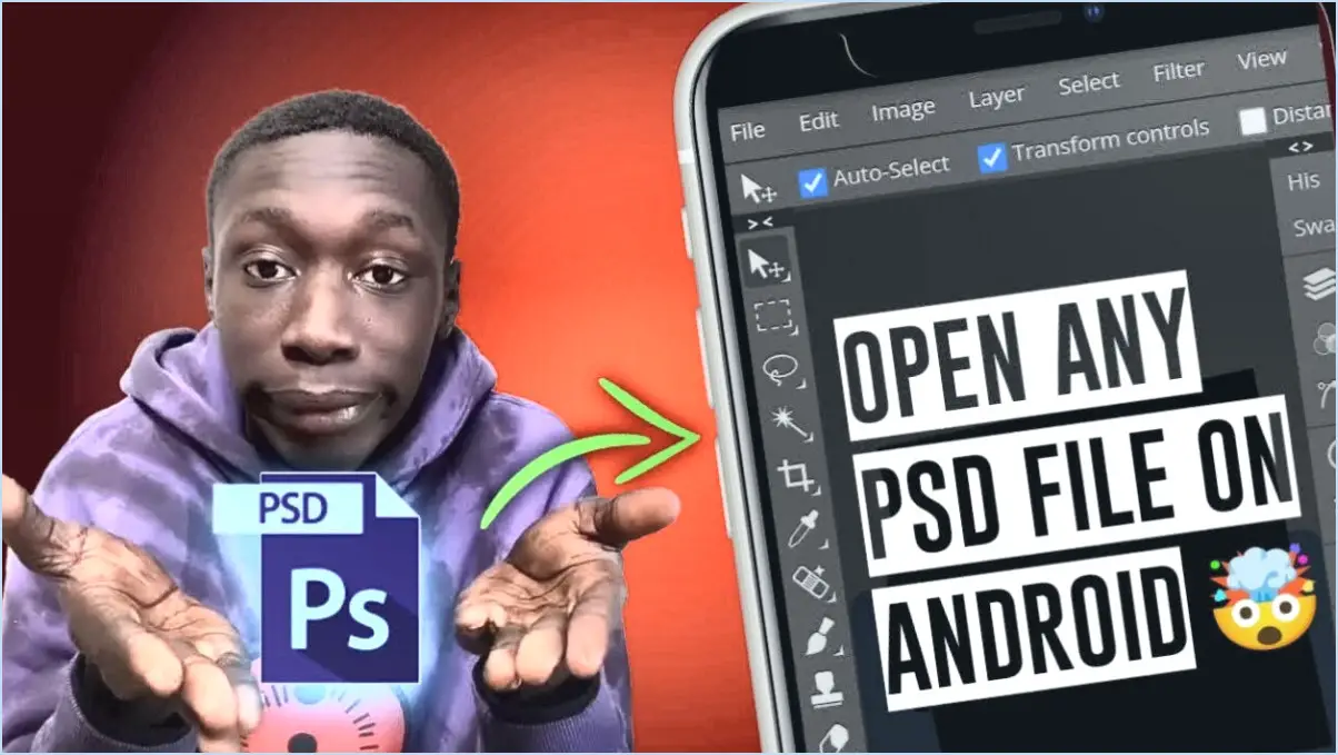 Comment ouvrir un fichier psd sous android?