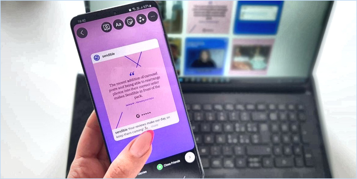 Comment reposter une story sur instagram?