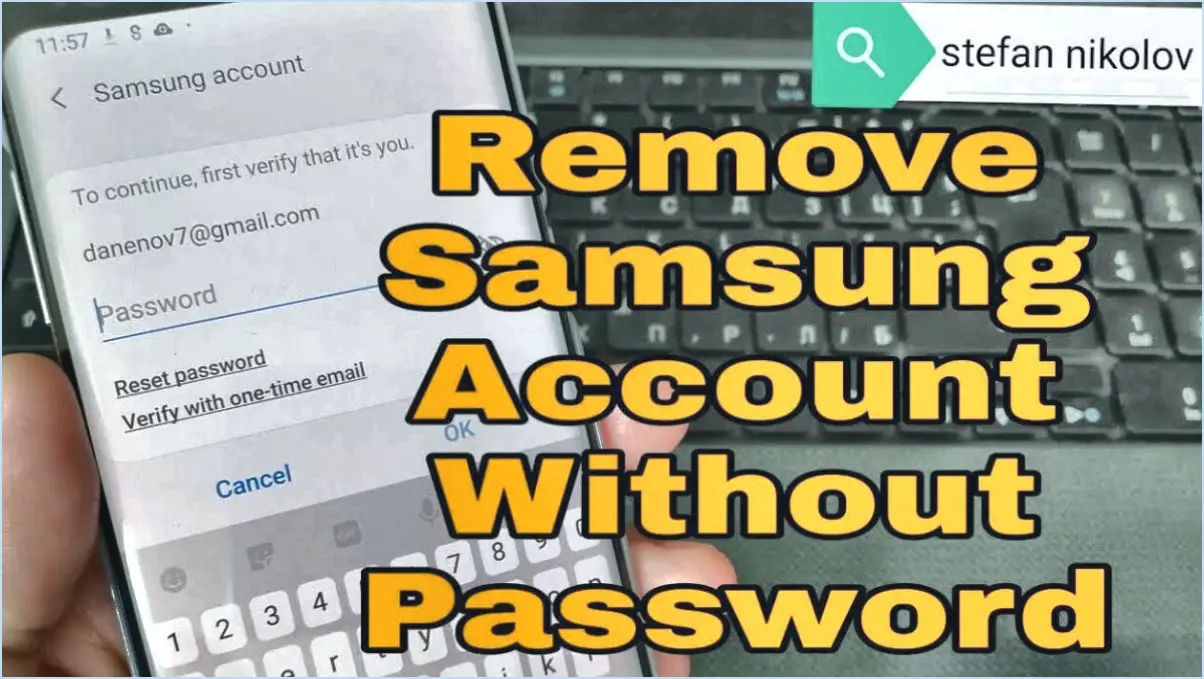 Comment se débarrasser des notifications de compte Samsung sur le galaxy s9?