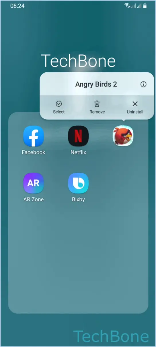 Comment supprimer les applications des dossiers sur android?