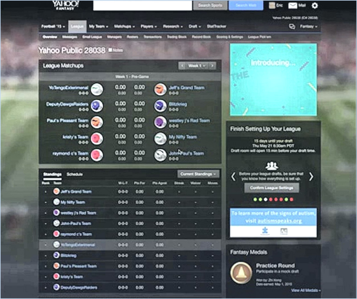 Comment supprimer une ligue de football fantastique de Yahoo?