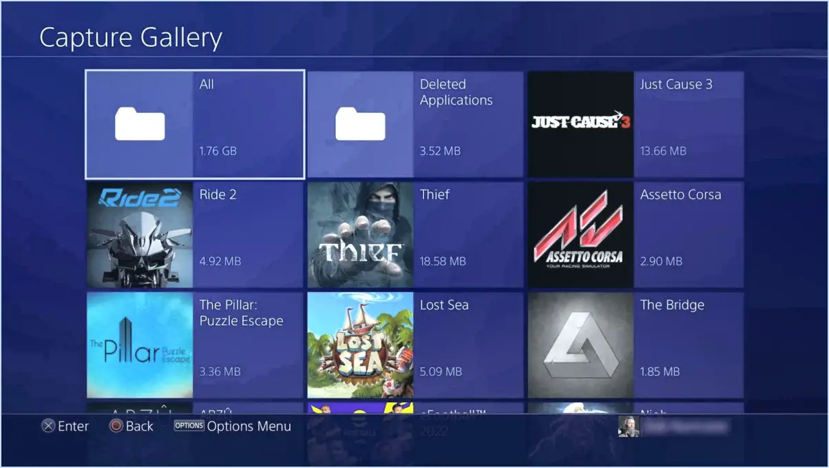 Comment télécharger des captures d'écran de ps4?