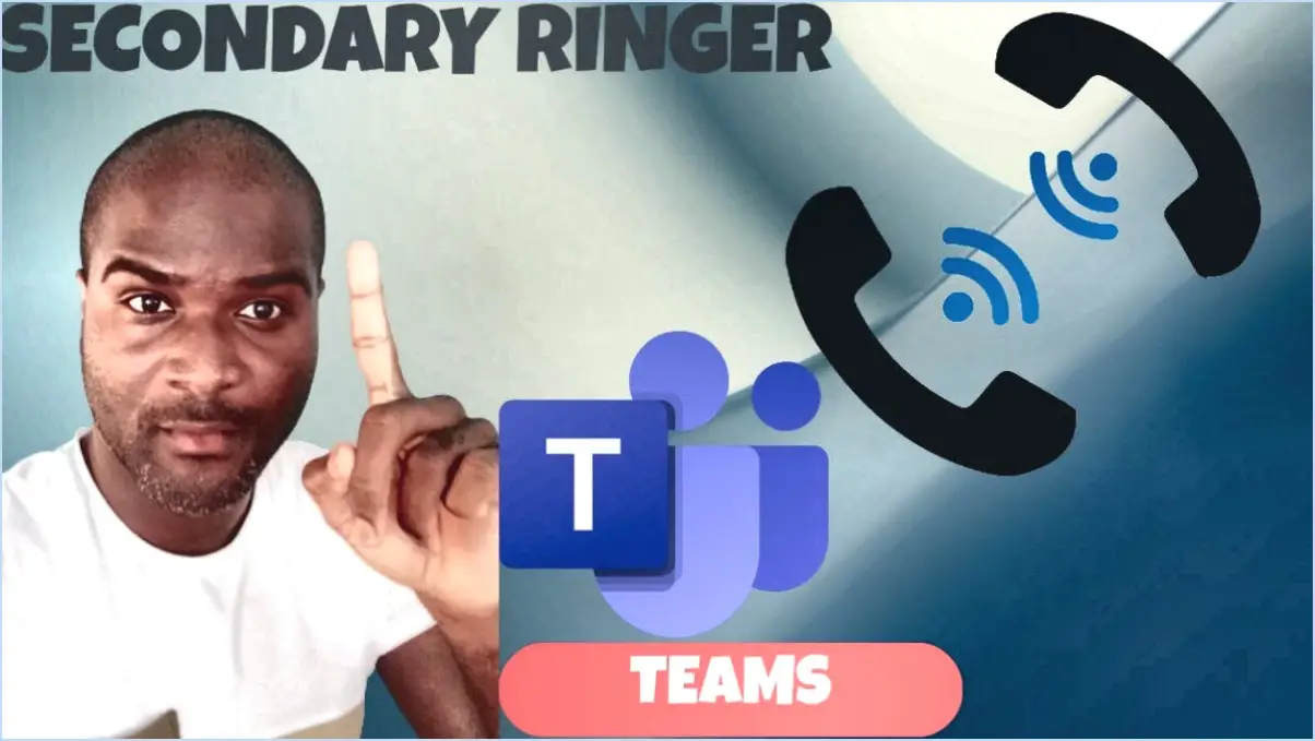 Correction : Microsoft Teams Secondary Ringer Not Working?