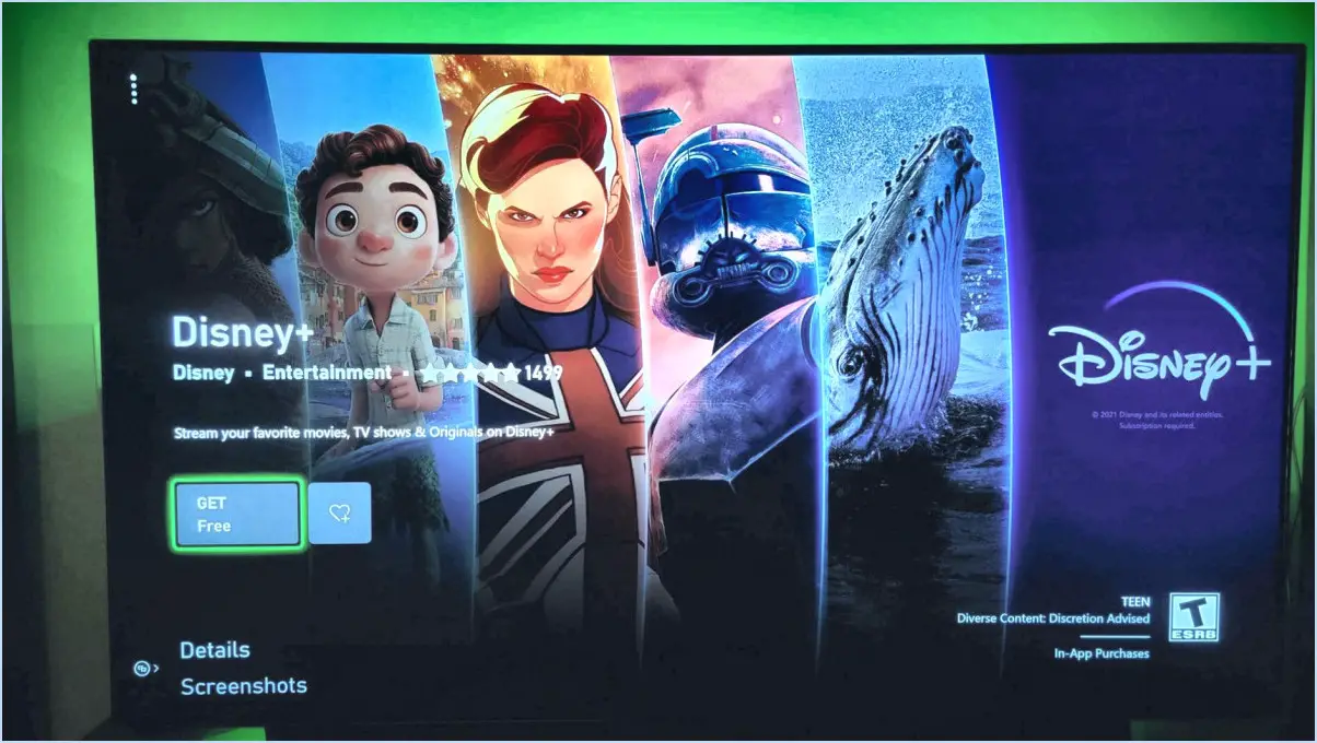 Existe-t-il une application disney plus xbox?