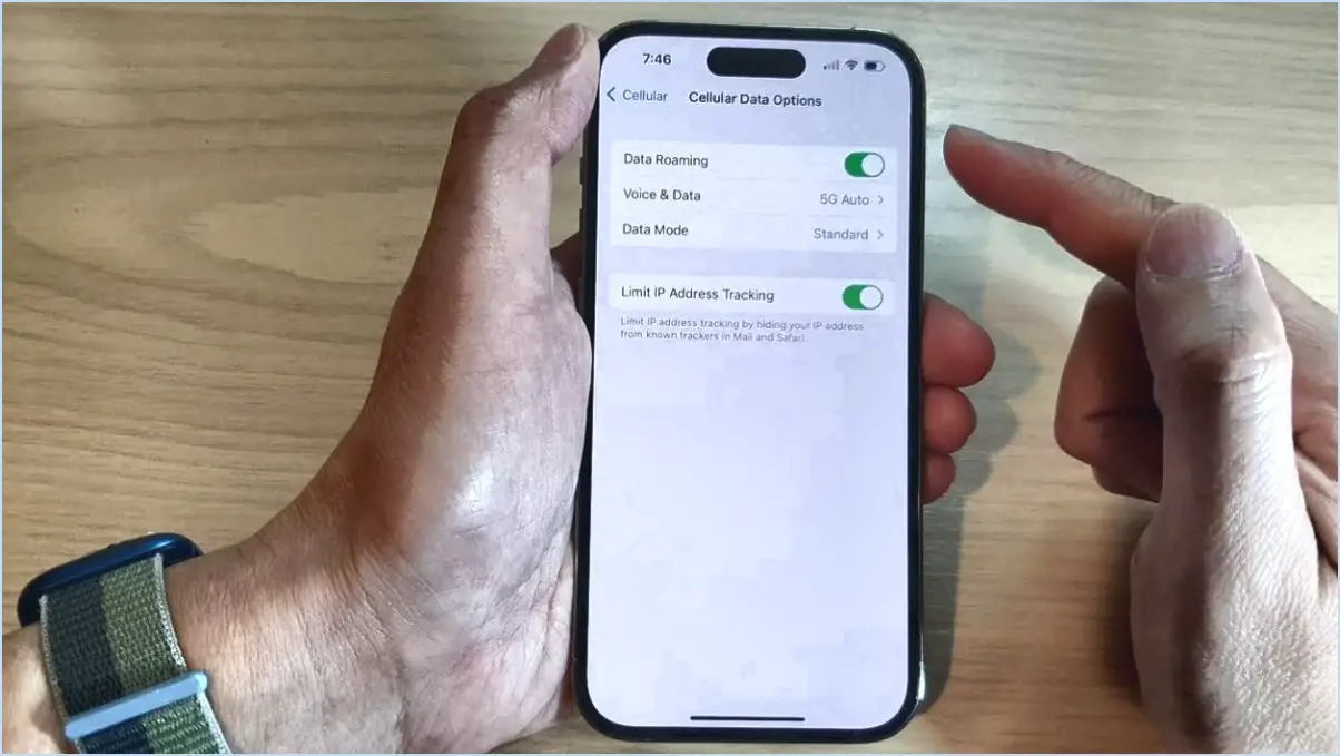 IPhone : Comment activer/désactiver l'itinérance des données?