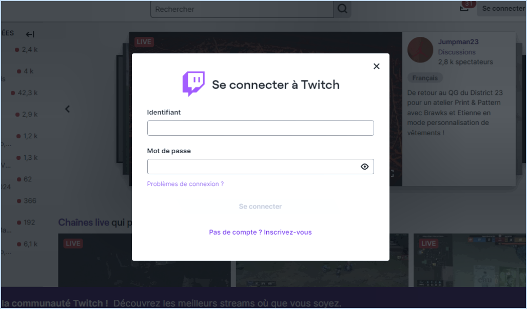 Mon compte Twitch a-t-il été supprimé?