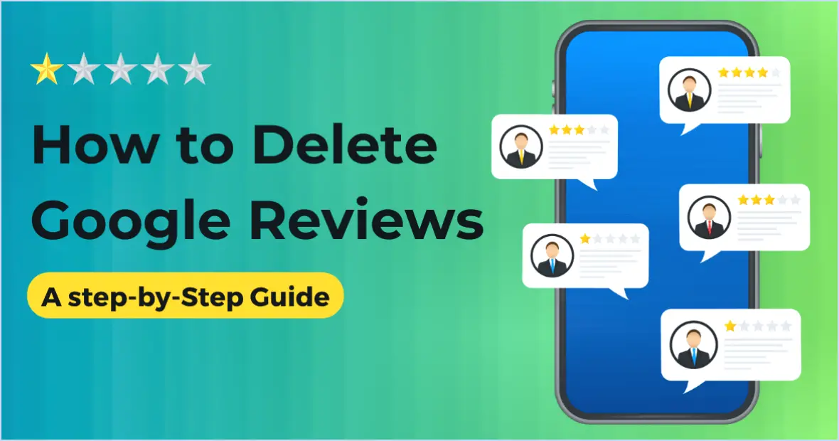 Puis-je supprimer un avis sur Google?