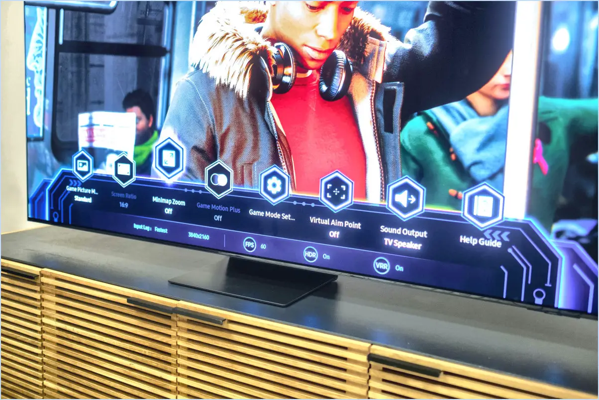 Qu'est ce que le mode jeu samsung tv?