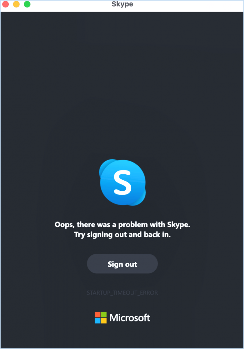 Skype ne cesse de me déconnecter : comment résoudre le problème?