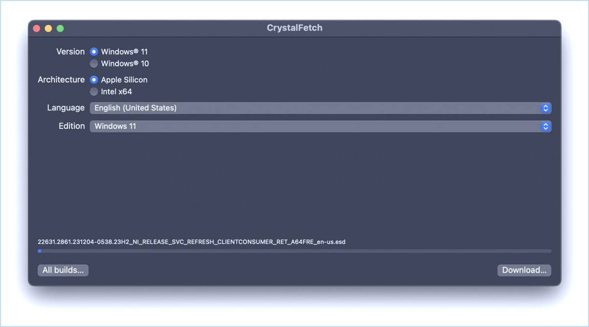 Comment télécharger et créer un installateur ISO Windows 11 à partir de Mac