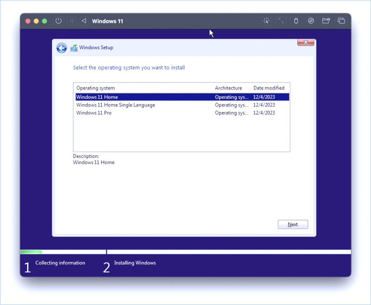 Comment installer Windows 11 sur Mac avec UTM