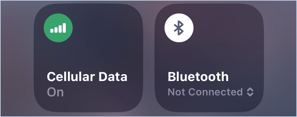 Bluetooth désactivé sur iPhone