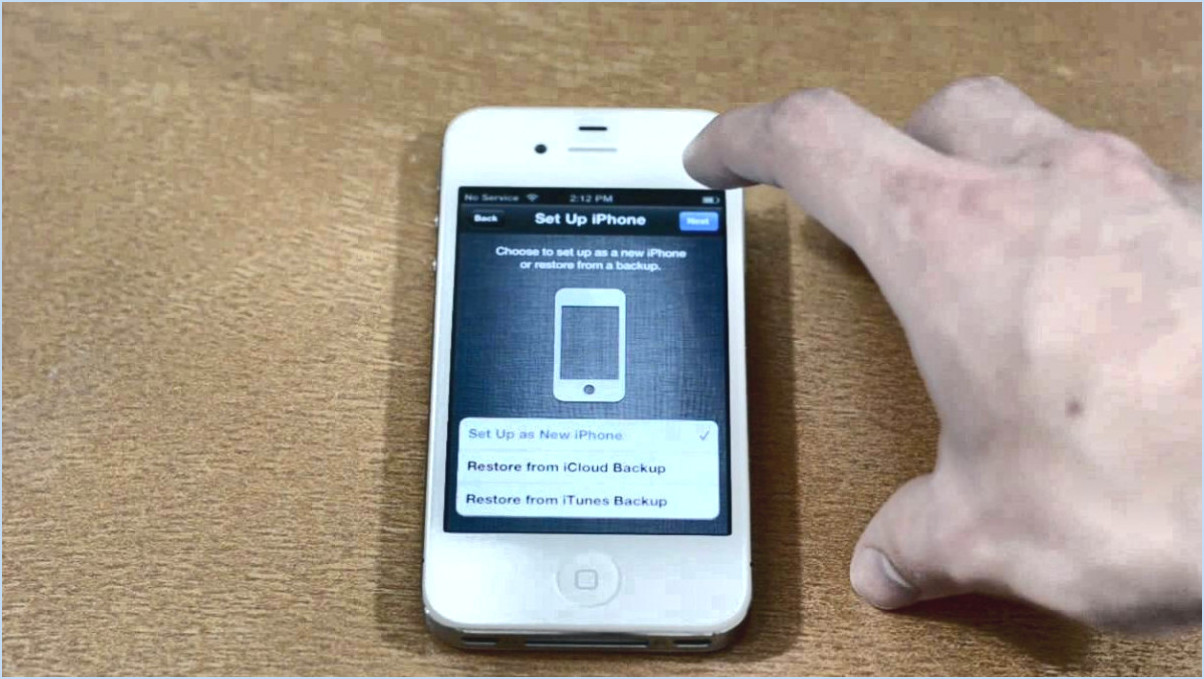 Comment activer un ancien iPhone 4?