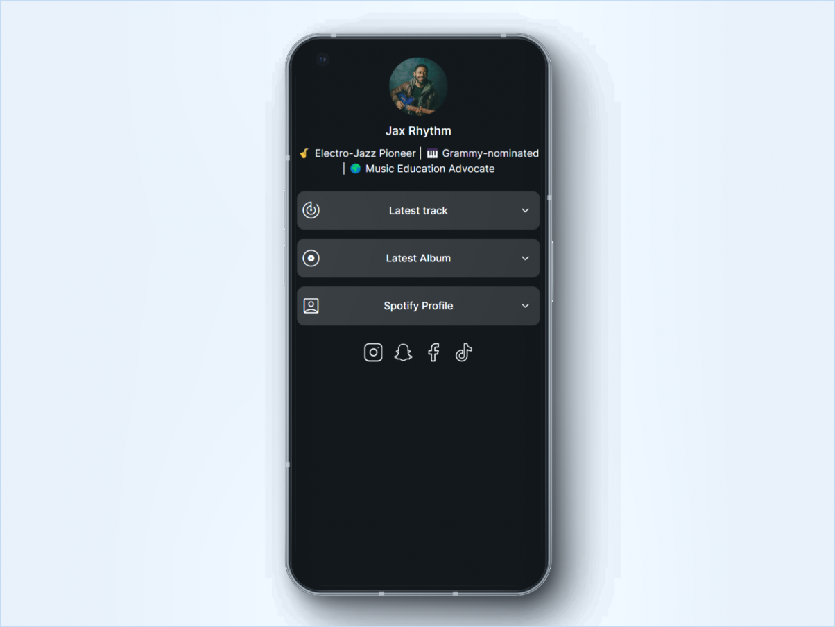 Comment ajouter un lien spotify à la bio d'instagram?